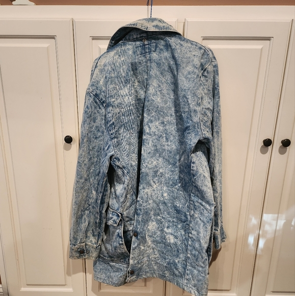 Long Heavy Saddlesmith Outfitters Jean Jacket - Picture 6 of 6